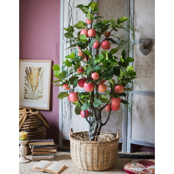 Rustic Reach Artificial Apple Tree Wayfair